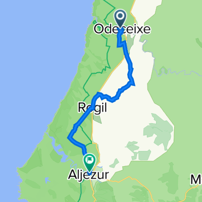 Rua das Amoreiras 18–82, Odeceixe to Aljezur, Aljezur