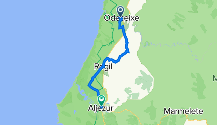 Rua das Amoreiras 18–82, Odeceixe to Aljezur, Aljezur