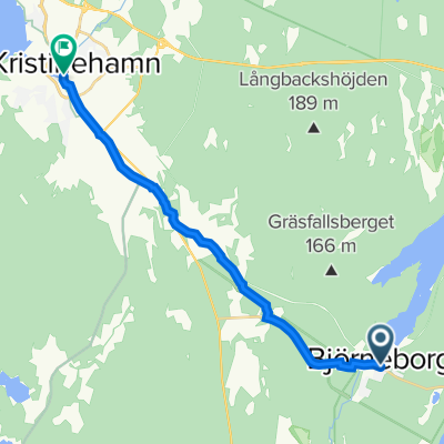 Degerforsvägen, Björneborg nach Tegelslagaregatan 33, Kristinehamn