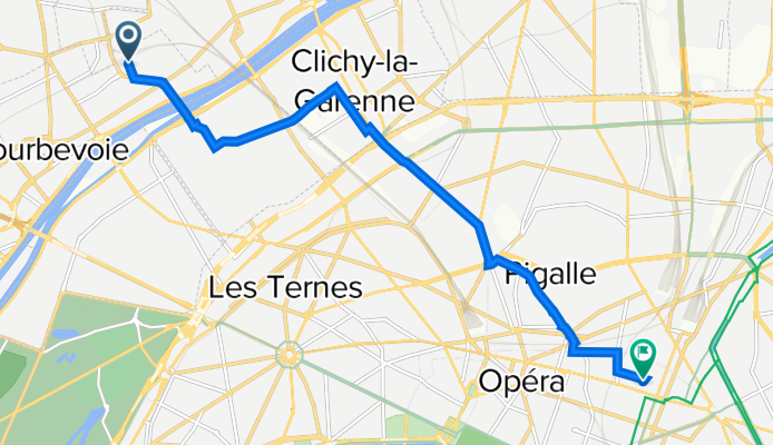 51 Avenue Pasteur, Courbevoie à 20 Rue de Mazagran, Paris