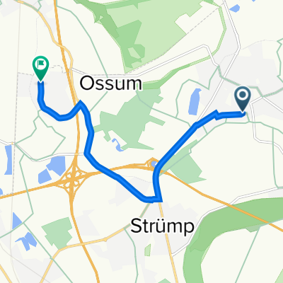 Fronhofstraße 12, Meerbusch nach Bösinghovener Straße 135, Meerbusch