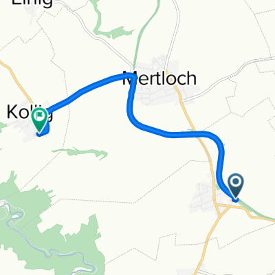 Am Bahnhof 1–3, Naunheim nach St-Willibrord-Straße 8, Kollig