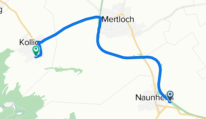 Am Bahnhof 1–3, Naunheim nach St-Willibrord-Straße 8, Kollig