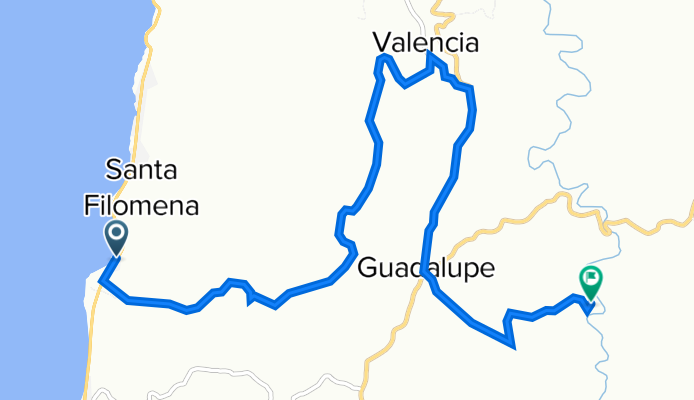 Route from Santander - Barili - Toledo Road, Alegría