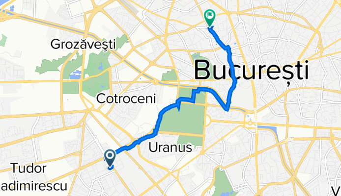 Strada Mihail Sebastian 29, București to Strada Biserica Amzei 2, București