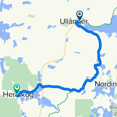 Kajvägen, Ullånger to Storsjövägen 5, Skog