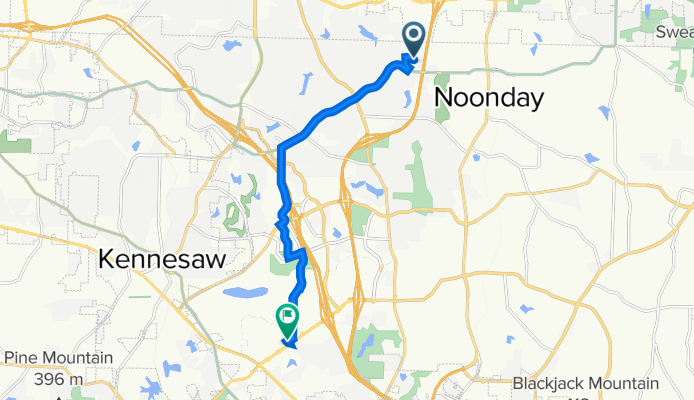 4946 Dana Dr NE, Kennesaw to 954 Ernest W Barrett Pkwy NW, Kennesaw