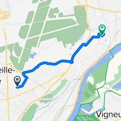 57 Avenue Camélinat, Athis-Mons à 33 Allée du Bois, Ablon-sur-Seine