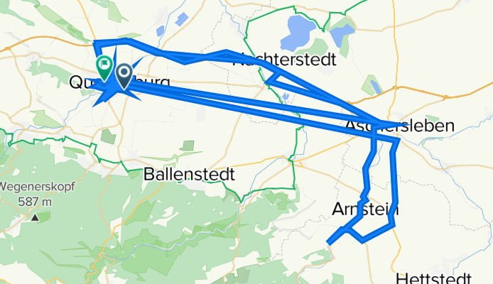 Dorothea-Erxleben-Straße 13B, Quedlinburg nach Schloßberg 2, Quedlinburg