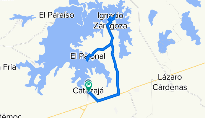 Tuxtla Gutiérrez S/N, Catazajá to Aldama 459, Catazajá