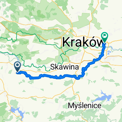 Tłuczań-Mogilany-Kraków-Mogiła