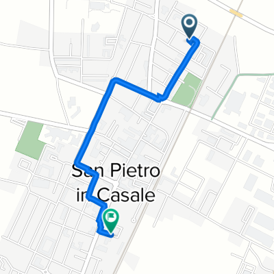 Da Via Giuseppe di Vittorio 32, San Pietro In Casale a Via 1º Maggio 16, San Pietro In Casale