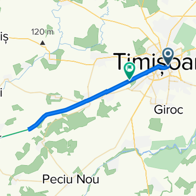 Strada Michelangelo, Timișoara to Pista Bega, Timișoara