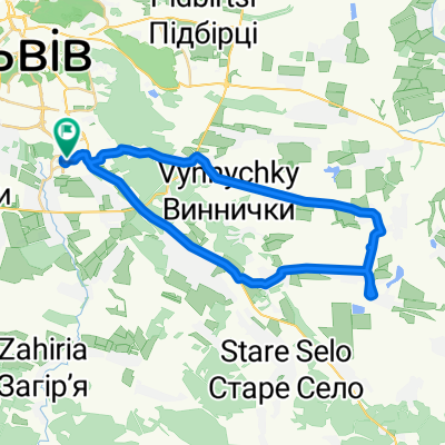 Сихів-Гаї-Звенигород-Давидів-Сихів