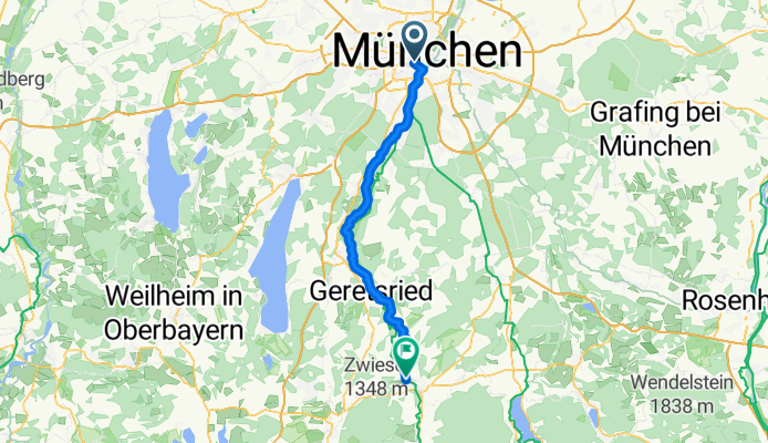 Munich to Bad Tolz