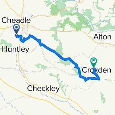 Cheadle to Croxden Abbey