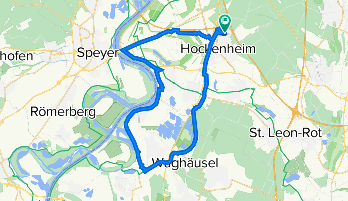 Ernst-Brauch-Straße 2, Hockenheim nach Kiefernweg 19, Hockenheim