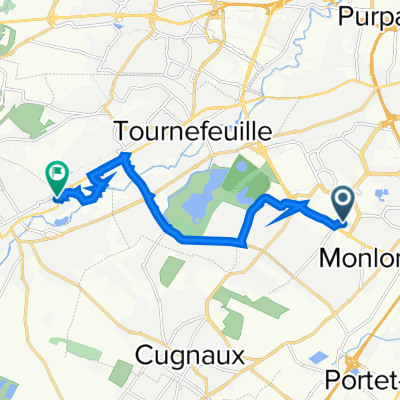 De Rue Paulin Talabot 16, Toulouse à Rue Pierre Loti 2, Plaisance-du-Touch