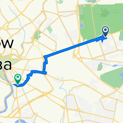 От шоссе Энтузиастов 72А, Москва до улица Симоновский Вал 9, Москва