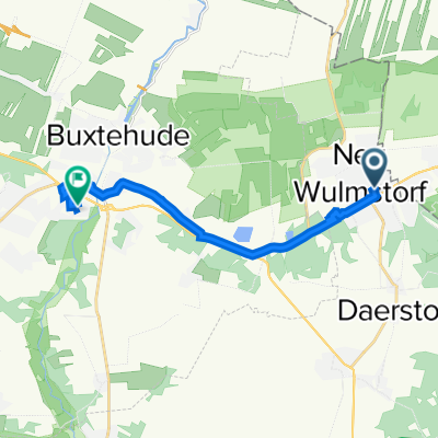 Heideweg 8, Neu Wulmstorf nach Bertha-von-Suttner-Allee 9, Buxtehude