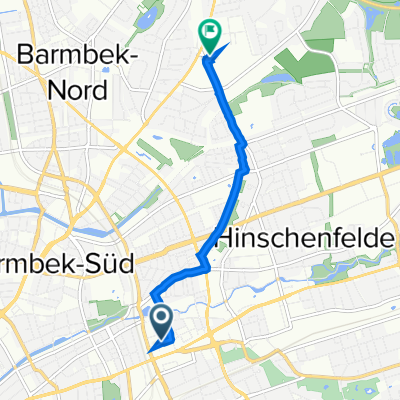Brauhausstieg 48, Hamburg nach Werner-Otto-Straße 13–15, Hamburg