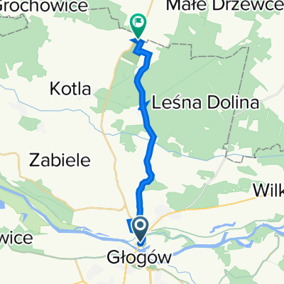 Kamienna Droga 35, Głogów do Kotla, Kotla