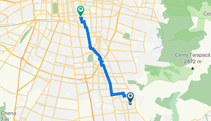 De Guillermo Valencia 3801, Puente Alto a Ignacio Valdivieso 2383, San Joaquín