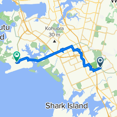 162–166 Hill Rd, Auckland to 1 Ray Emery Dr, Auckland