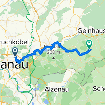 Moselstraße 27, Hanau nach Zum Wäldchen 22A, Linsengericht