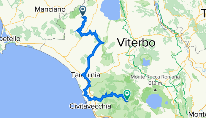 Strada Provinciale 47, Farnese to Strada Provinciale 3a, Tolfa