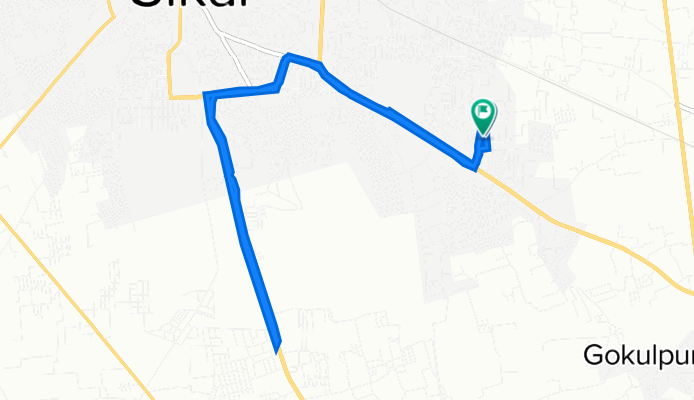 Sainai Nagar, Sikar to Sainai Nagar, Sikar