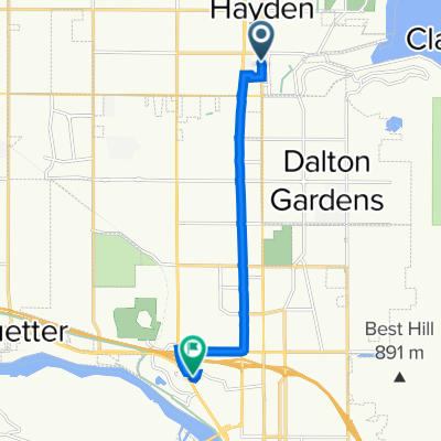 North Government Way 8625, Hayden to Northwest Boulevard 2200, Coeur d'Alene