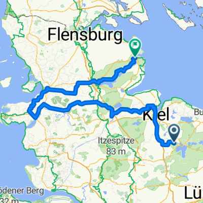 ostsee bis nordsee ( Kappeln - Tönning )