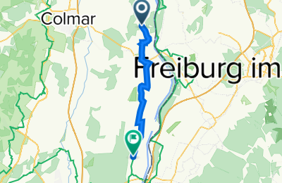 Route in der Bikemap App öffnen