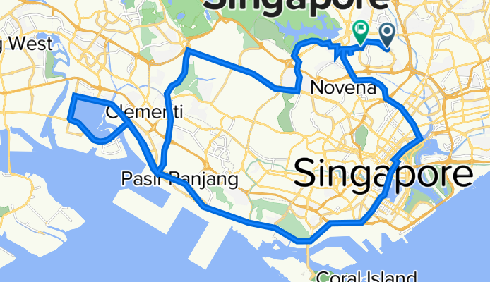 CRS base : 50km Pandan Loop
