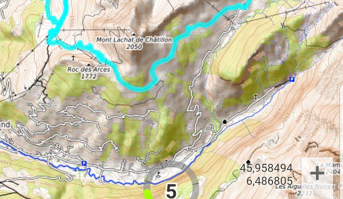Photo 2 of the Bikemap route "Grand-Bornand Tour du Lachat en VTT-AE"