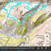 Foto 7 de la ruta de Bikemap "Grand-Bornand Tour du Lachat en VTT-AE"