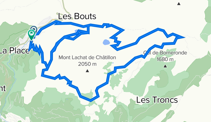 Grand-Bornand Tour du Lachat en VTT-AE