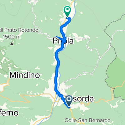 Garessio to Pievetta along River