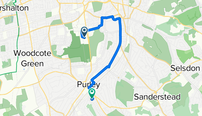 6 Pegasus Road, Croydon to 28 Olden Lane, Purley