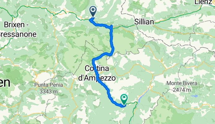 Drei Zinnen und nach Süden