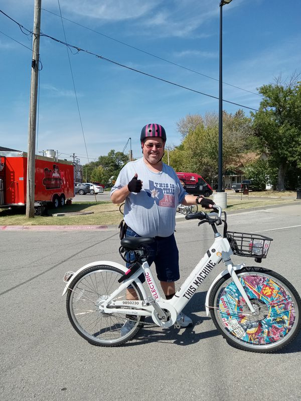 Rode around Broken Arrow, Oklahoma city!!!!
