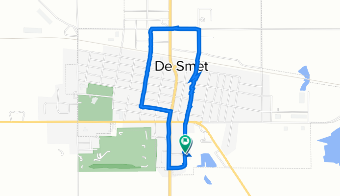 520 Calumet Ave SW, De Smet to 520 Calumet Ave SW, De Smet