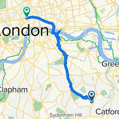 106 Buckthorne Road, London to 215 High Holborn, London