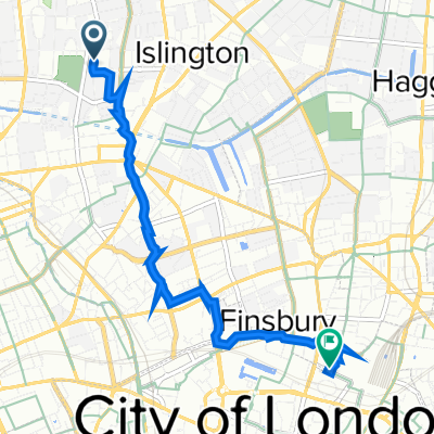 Cloudesley Road 136 to South Place 3