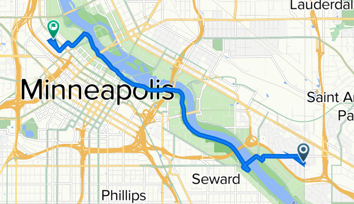 166 Emerald St SE, Minneapolis to 701 CR-152, Minneapolis