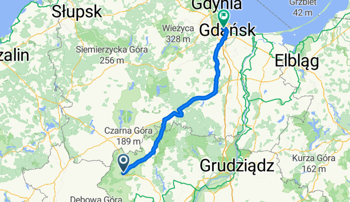 Sępólno Krajenskie - Gdańsk Wrzeszcz