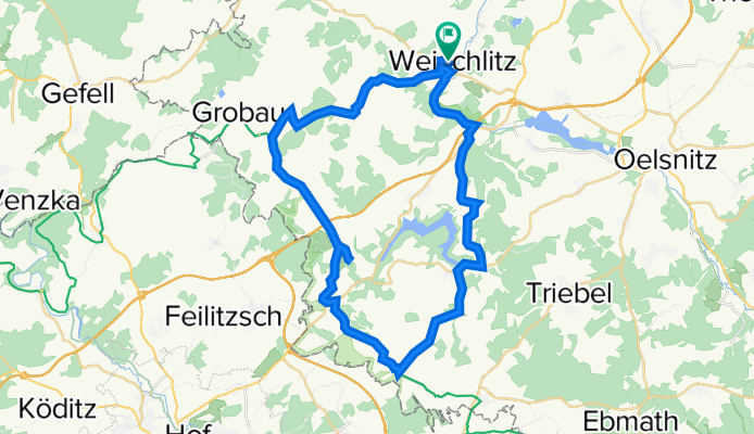 Ziegeleiweg 1, Weischlitz nach Ziegeleiweg 1, Weischlitz