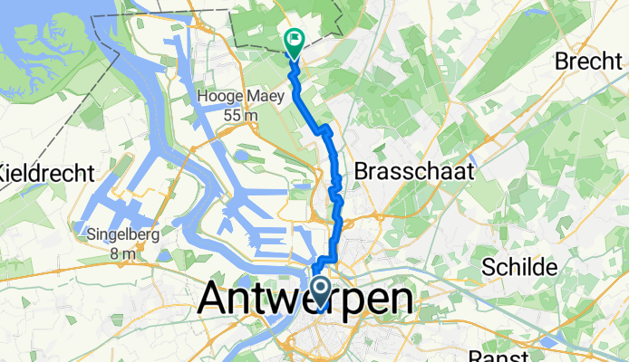 Running route to Nederlands