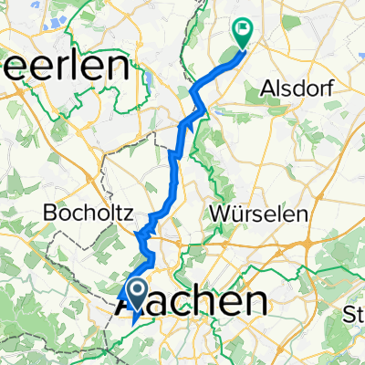 Neuenhofer Weg 21, Aachen nach Floeßer Straße 86, Herzogenrath